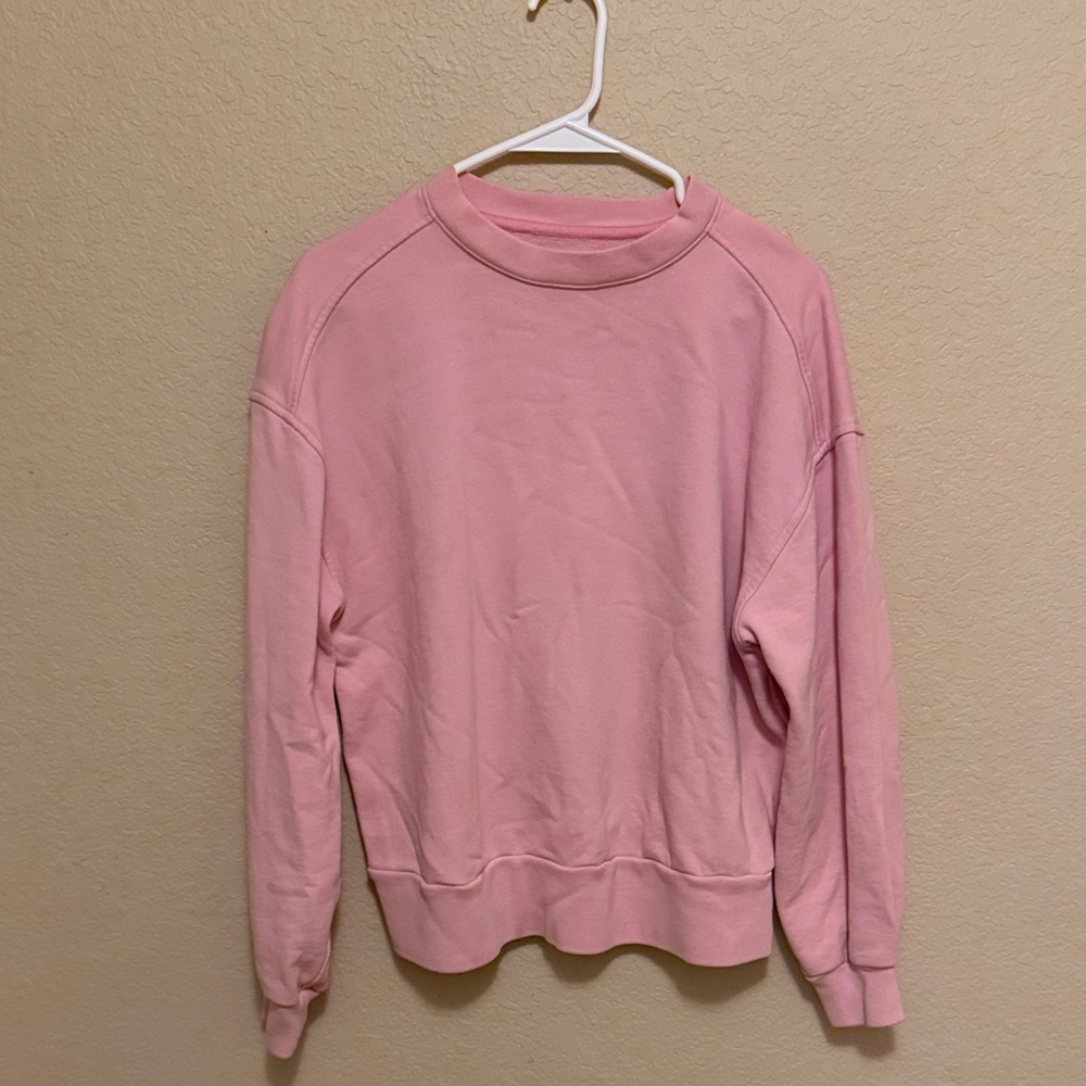 Everlane Blush Organic Cotton Crewneck